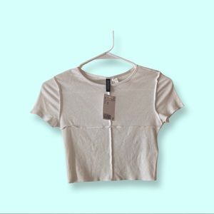 White H&M XS Crop Top Summer